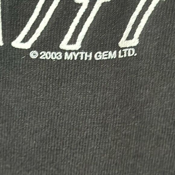 Vintage 00s Led Zeppelin United States Of America 1977 Remake 2003 Hanes M - Picture 3 of 7